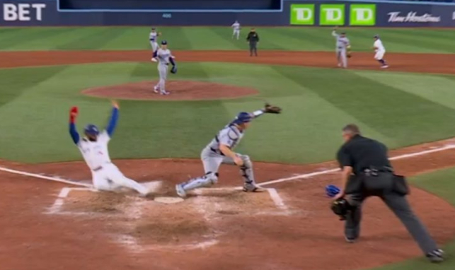 Close plays like Miguel Rojas throwing out Isiah Kiner-Falefa in the World Series are why people love baseball. (ESPN)